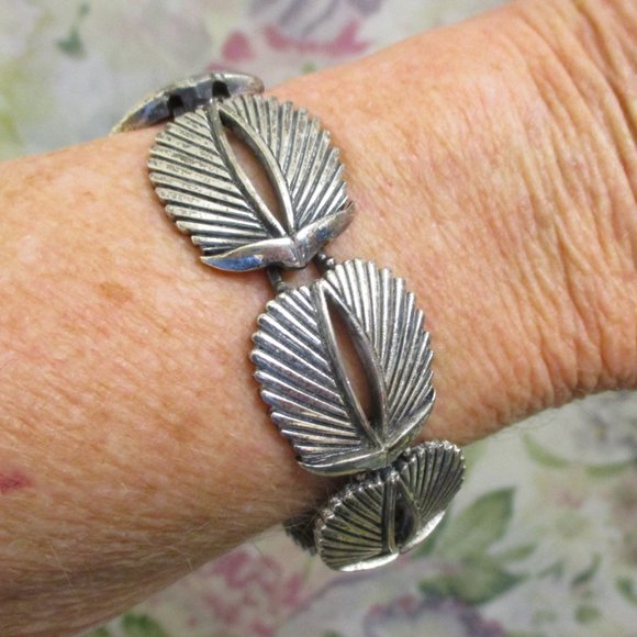TORTOLANI Sterling Plate Classic Link Bracelet~ Designer VINTAGE Silver Bracelet - Picture 7 of 14